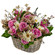 floral arrangement in a basket. Uzbekistan